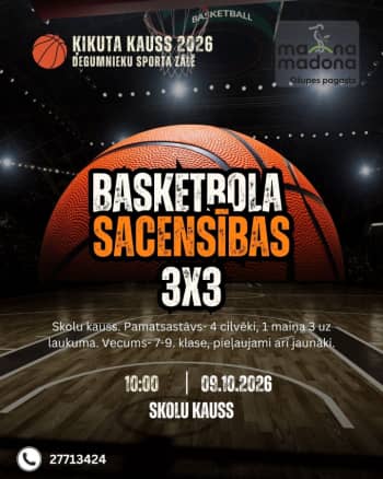 KORVPALLIVÕISTLUSED 3×3 – ĶIKUTA KARIKAS 2026