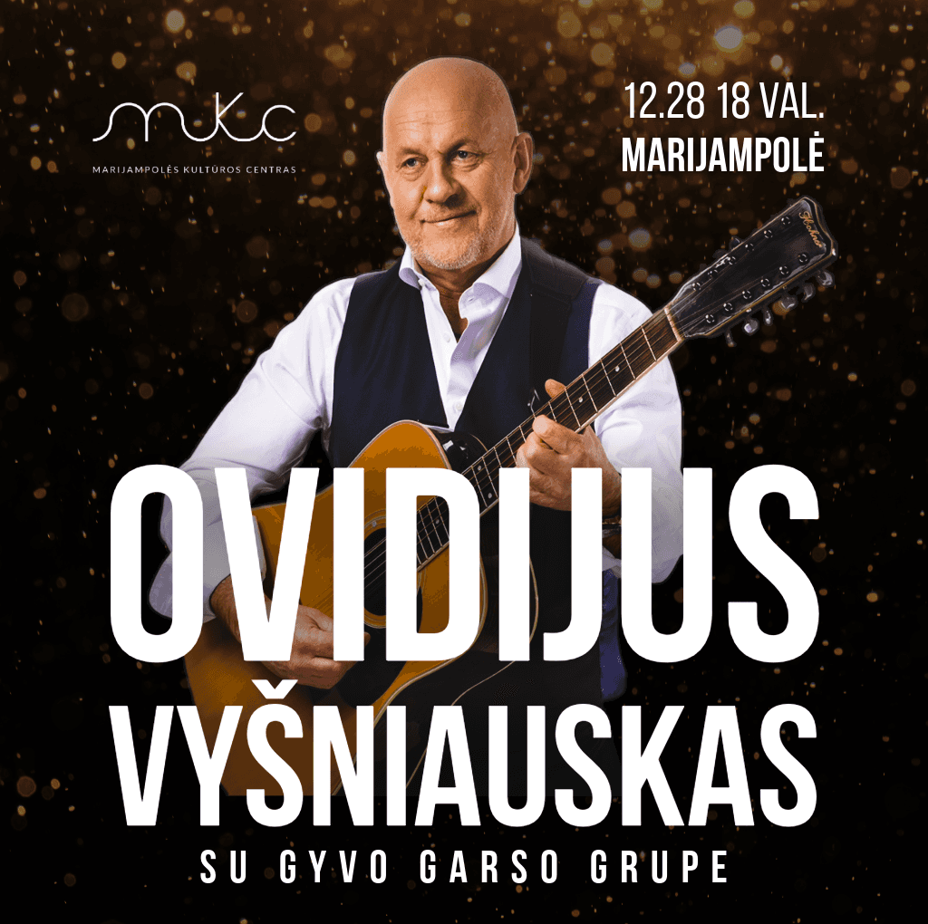 Pidulik kontsert Ovidijus Vyšniauskase ja live-bändiga