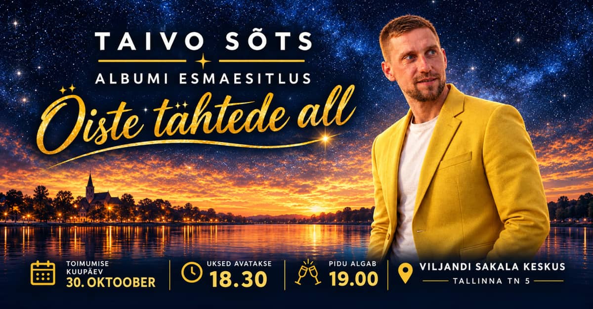 Taivo Sõtš albumi esmaesitlus ''Öiste tähtede all''