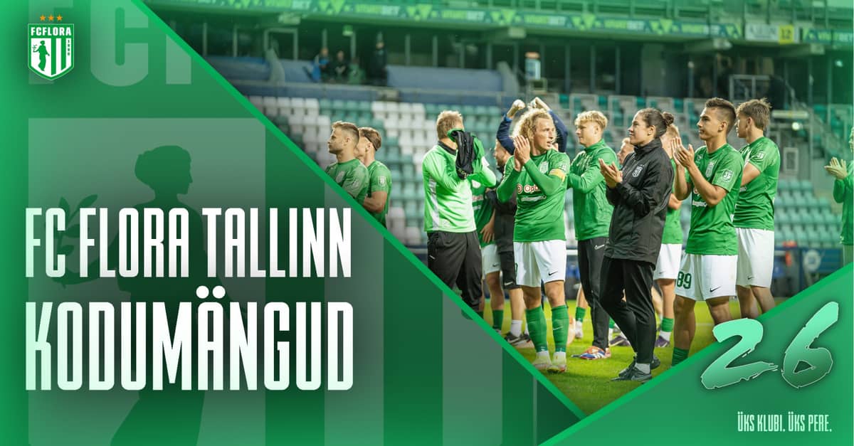 FC Flora Tallinn vs Tartu JK Tammeka / FC Flora Tallinn kodumängud 2026