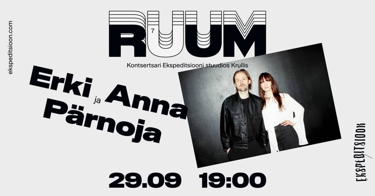 Kontsertsari RUUM: Erki ja Anna Pärnoja