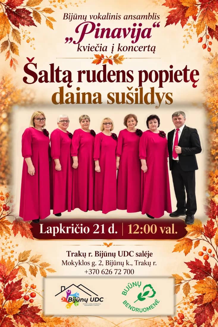 Vokaalansambli "Pinavija" kontsert