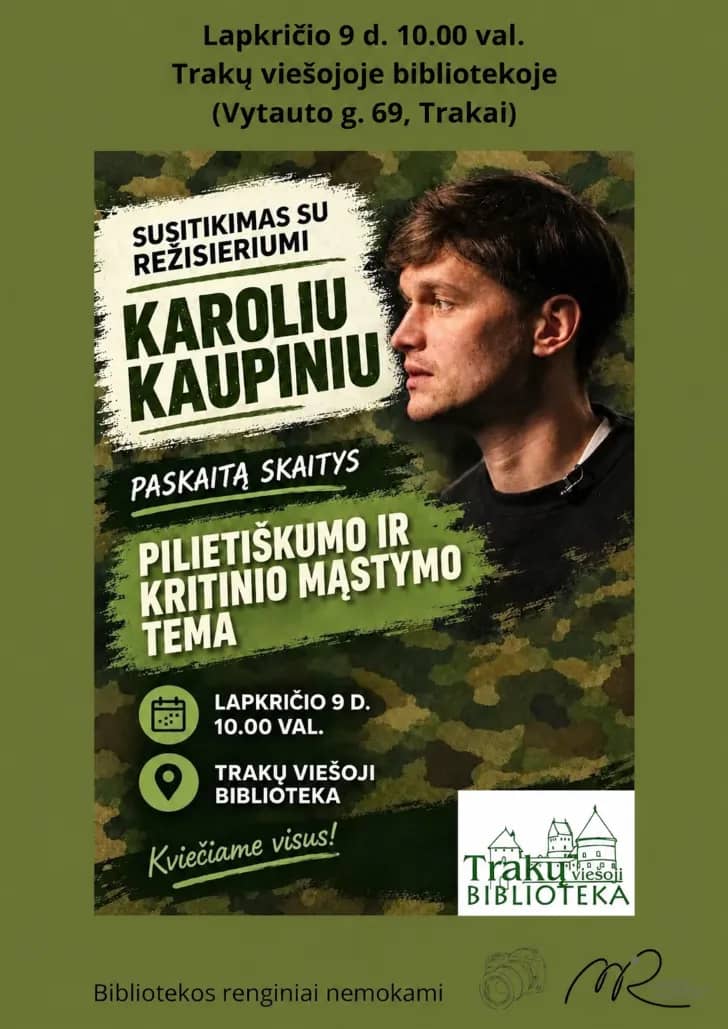 Kohtumine režissöör Karolis Kaupinisega