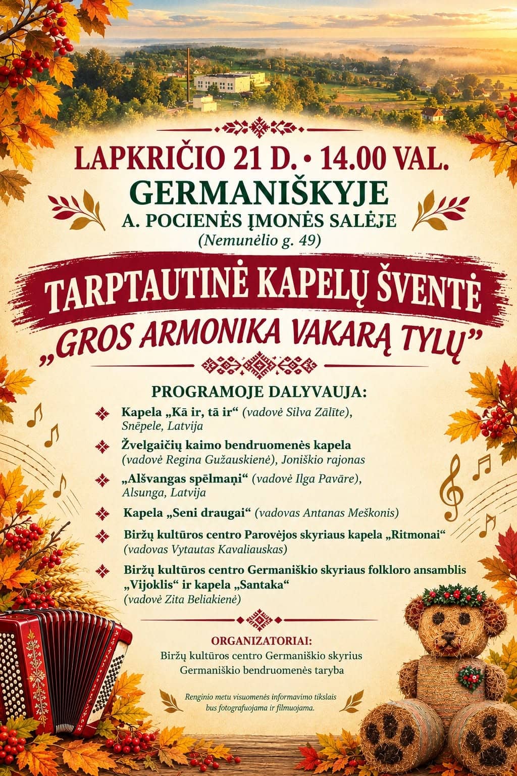 Rahvusvaheline kapellide pidu „Gros armonika vakarą tylų“