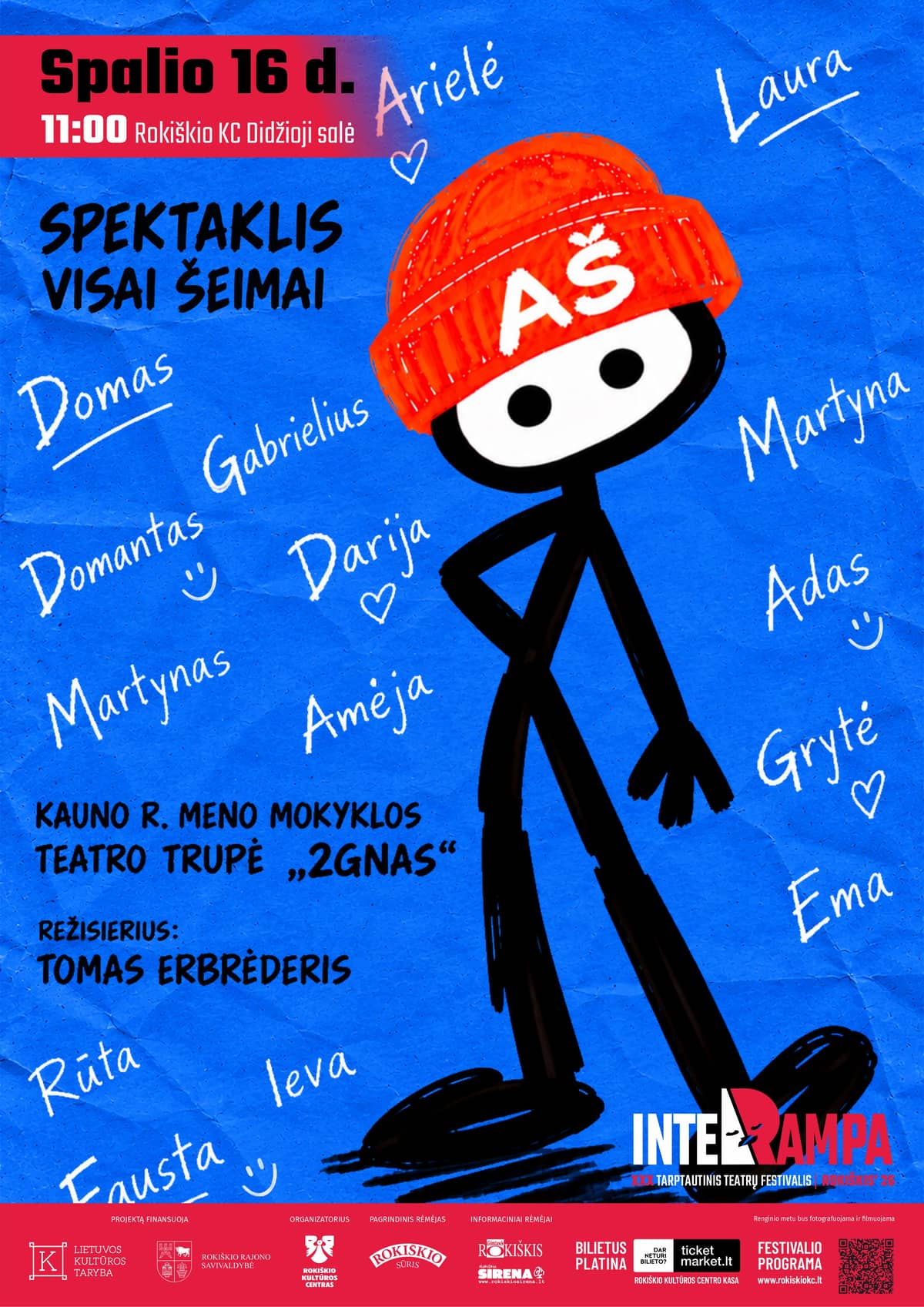 Spektaklis-žaidimas AŠ | INTERRAMPA