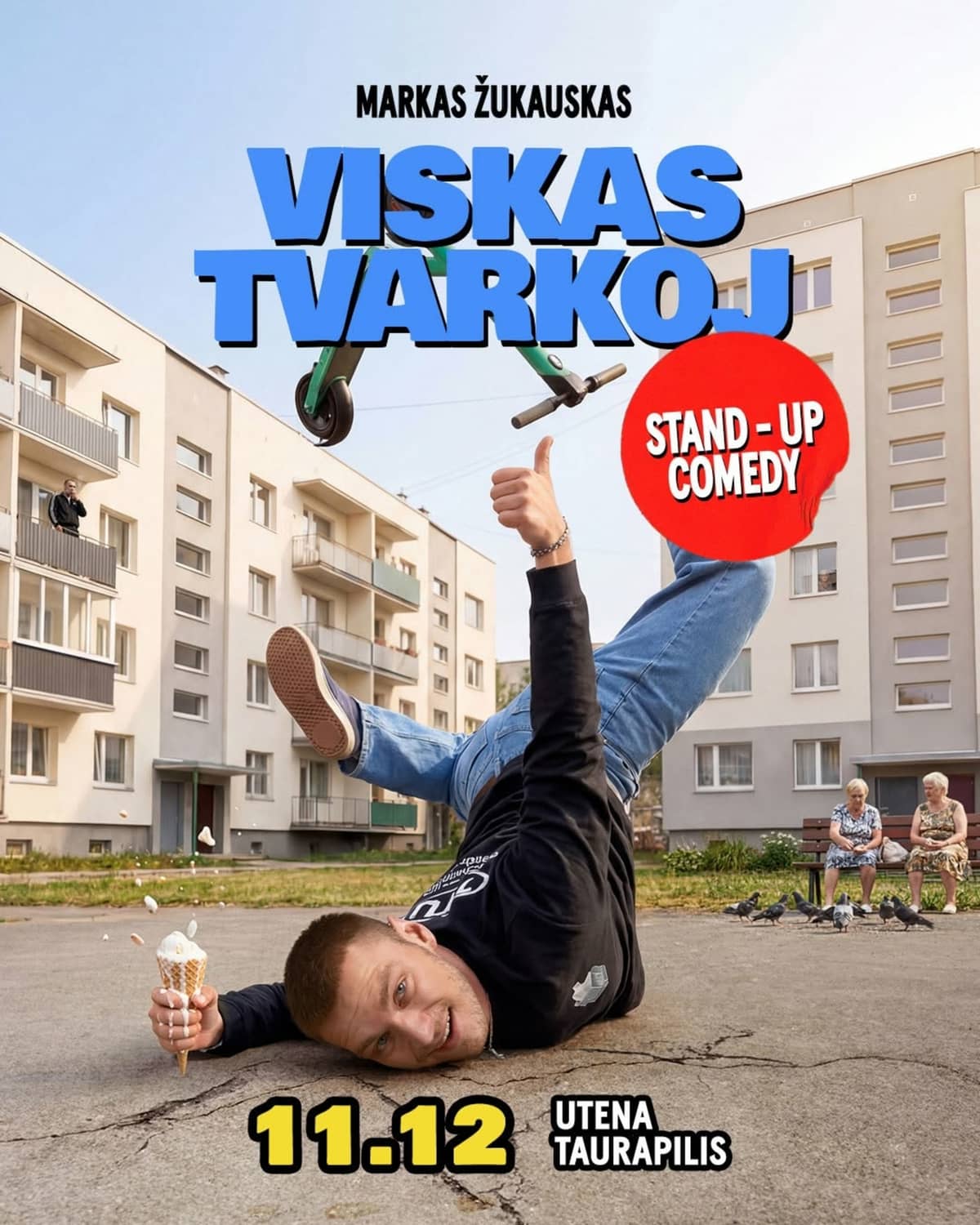 Markas Žukauskas "Viskas Tvarkoj" stand-up Utenas