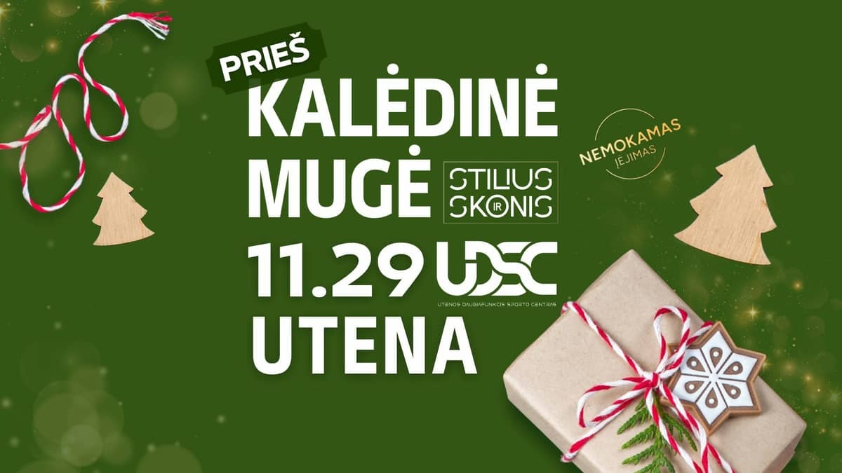 Jõulueelne „Stilius ir Skonis" laat Utenas