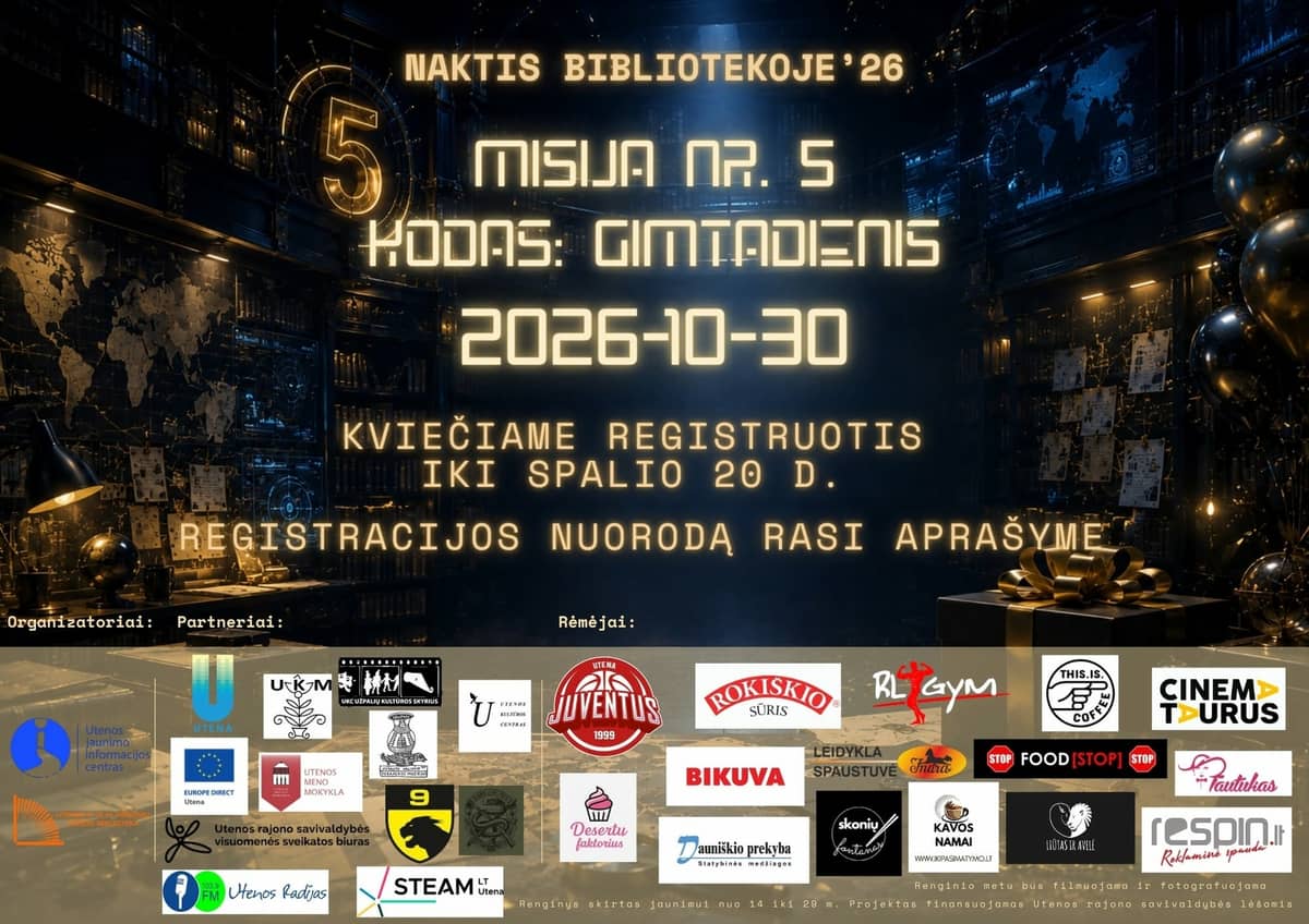 Öö raamatukogus'26