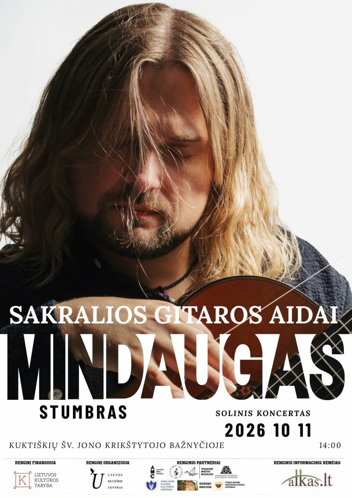 Mindaugas Stumbras soolokontsert "Sakraalsete kitarride kajad"