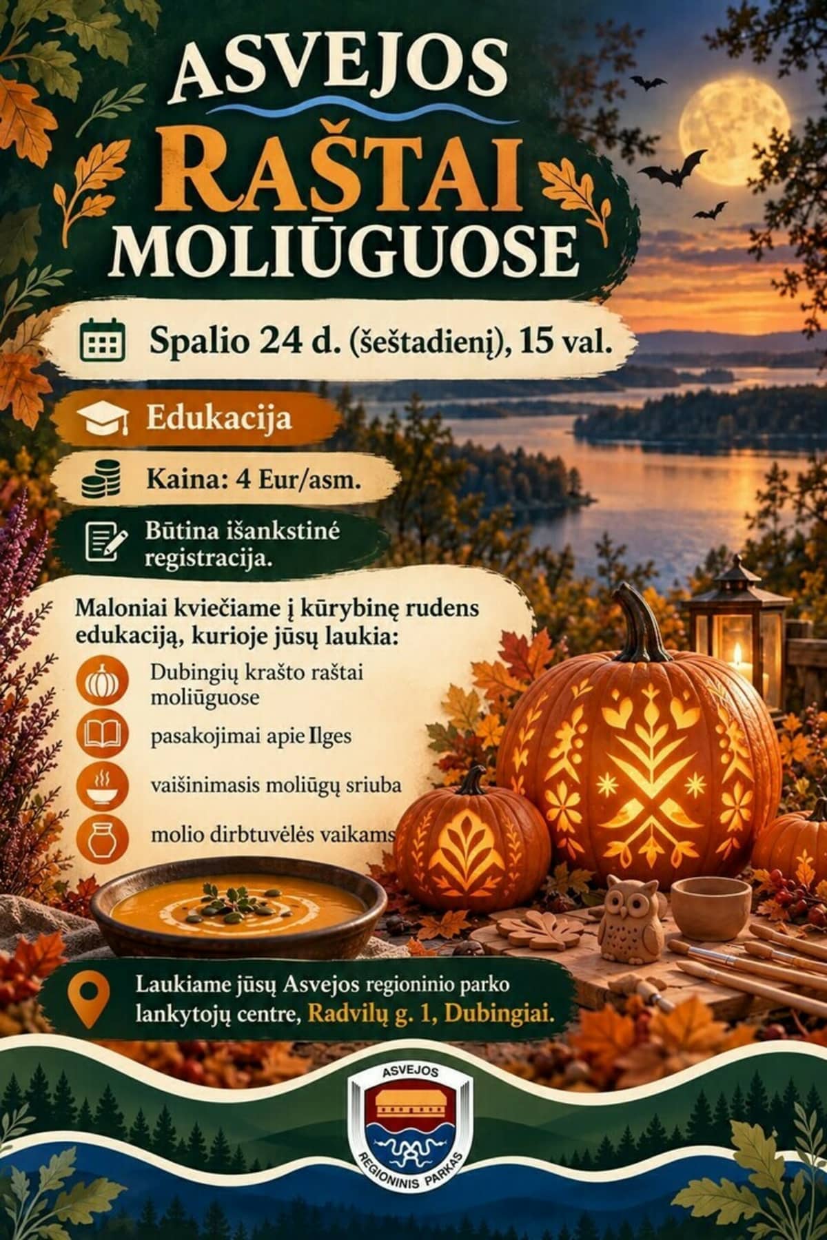Sügisene haridusprogramm „Asveja mustrid kõrvitsates“