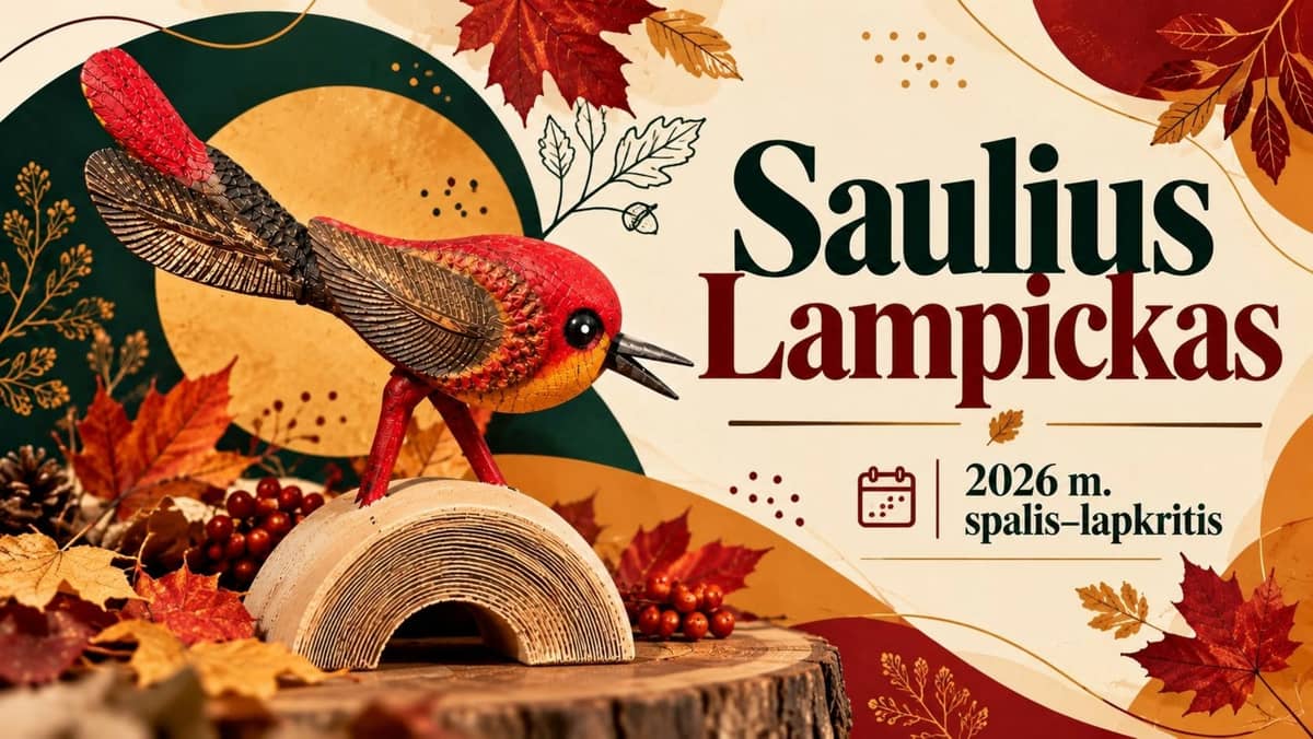 Sauliaus Lampicka loodud lindude näitus