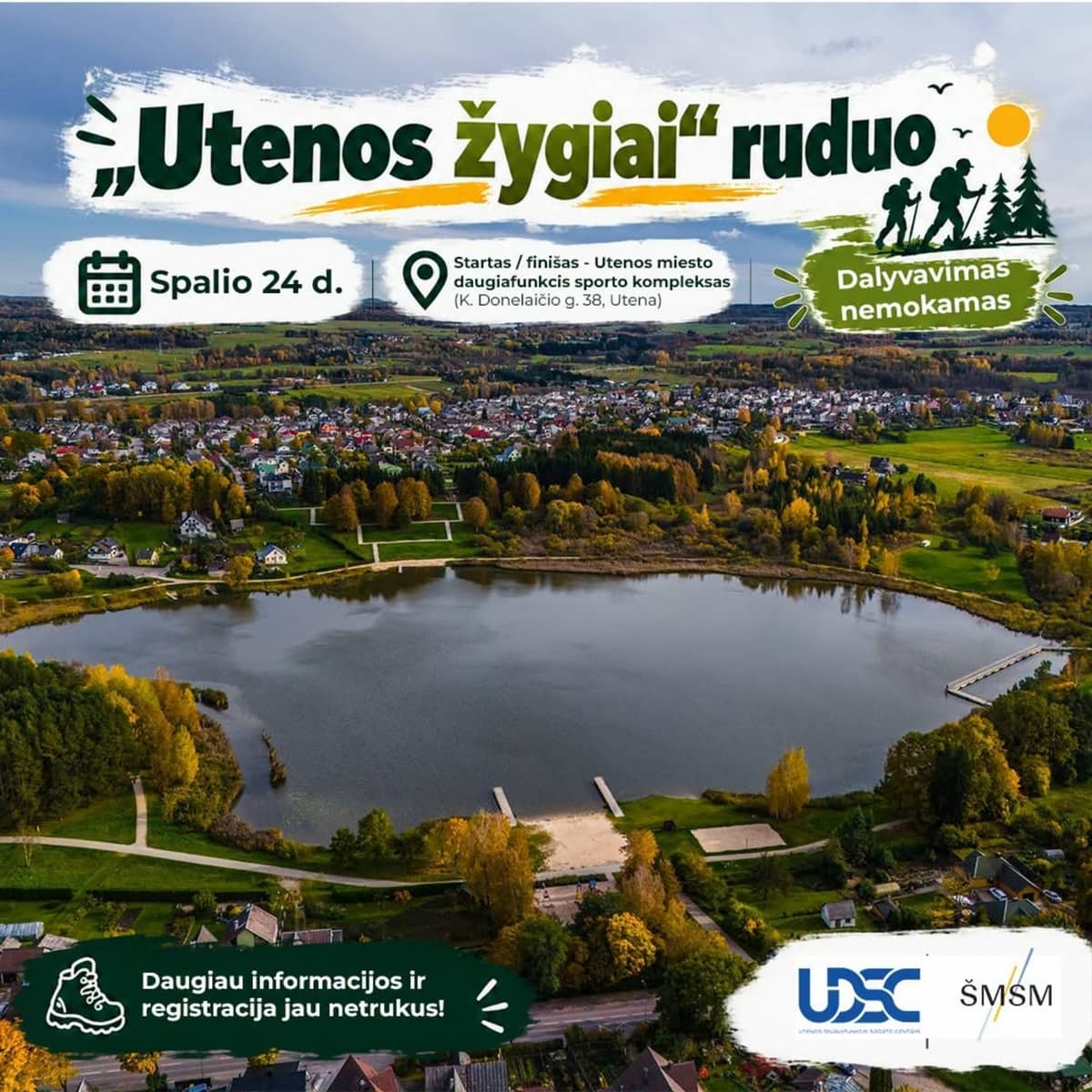 Esimene tutvumisjalgsimatk „Utena matkad“ – SÜGIS!