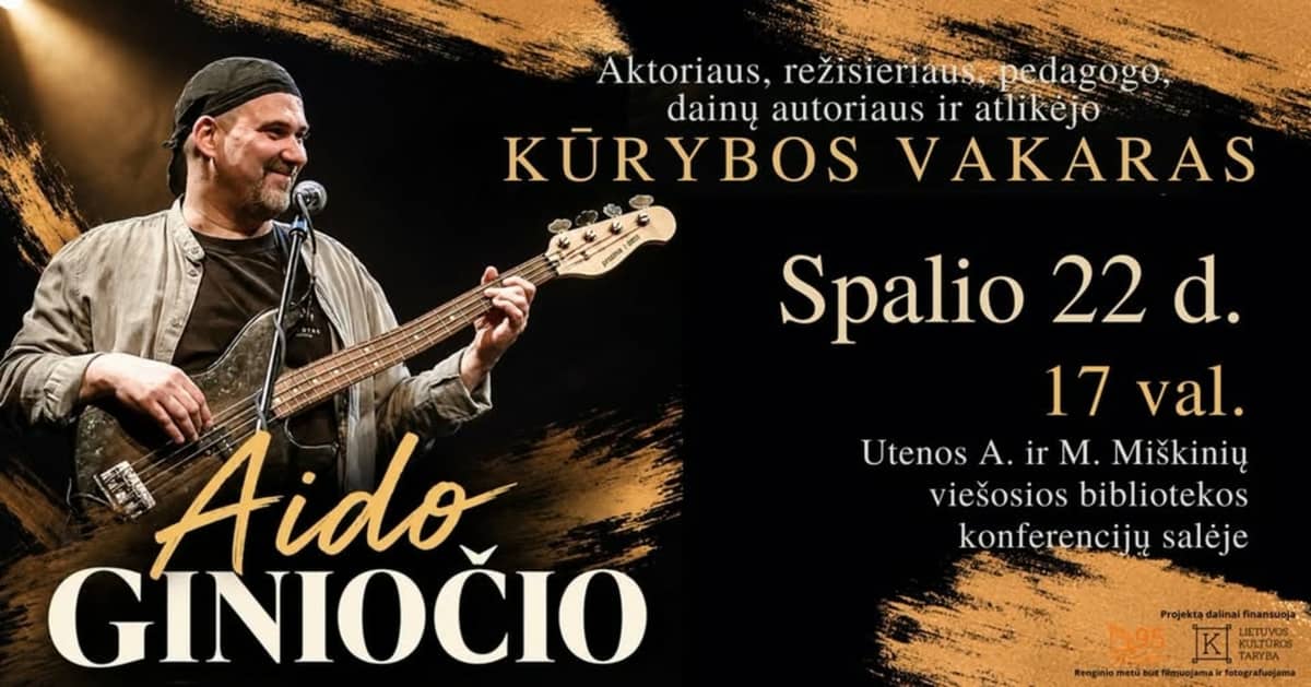Aido Giniočise loominguline õhtu