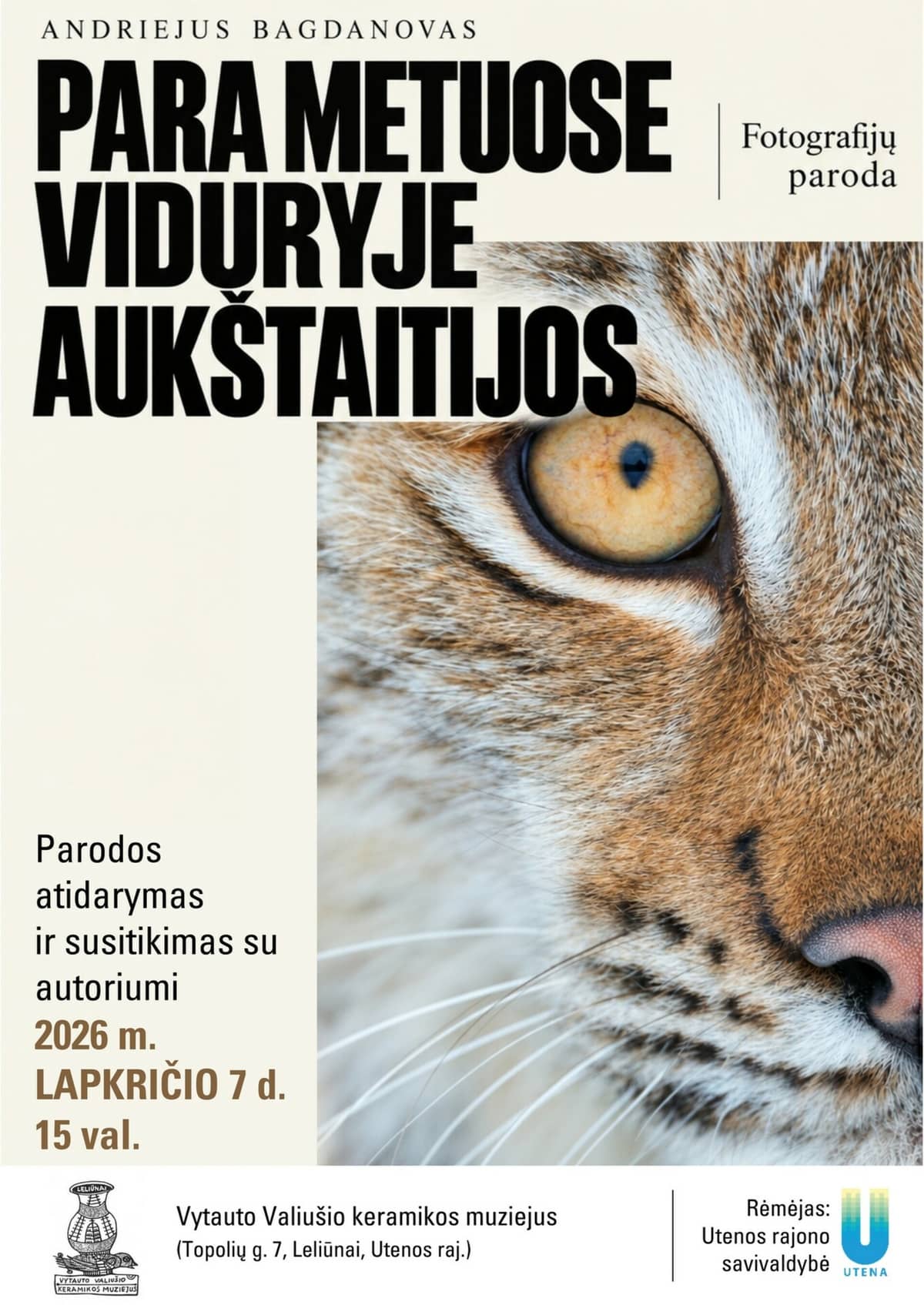 Andrej Bagdanovi näituse „Keskpäev Aukštaitijas keskel“ avamine
