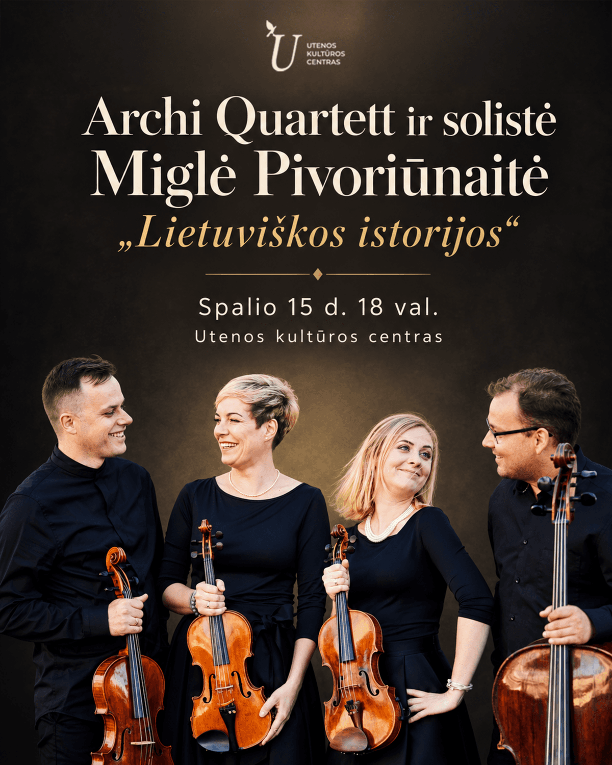 Professionaalse kunsti kuu. Keelpillikvartett „Archi Quartett“ ja laulja MIGLĖ