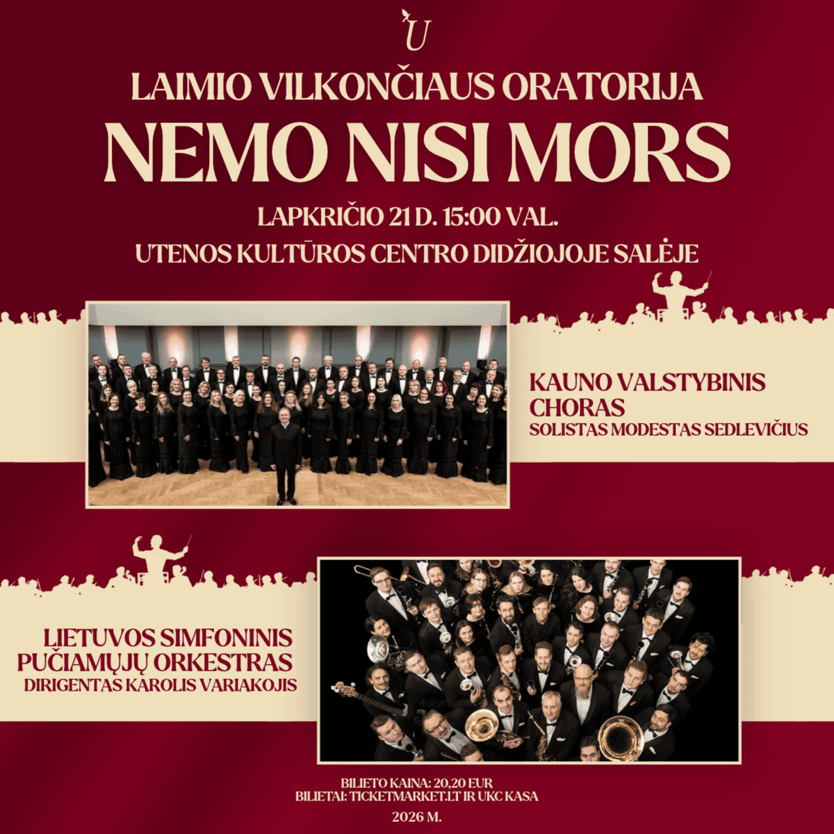 Laimio Vilkončiause oratoorium „Nemo Nisi Mors“