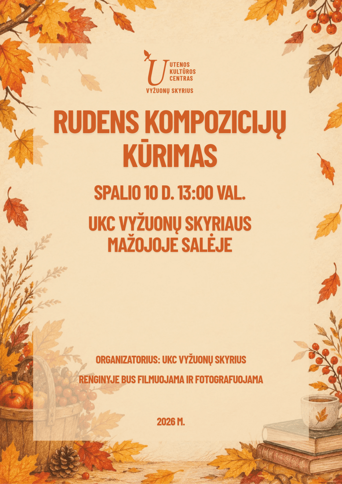 Haridusprogramm: sügiskompositsioonide loomine