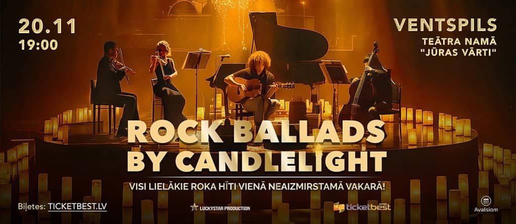 Rokiballaadid CANDLELIGHTi esituses