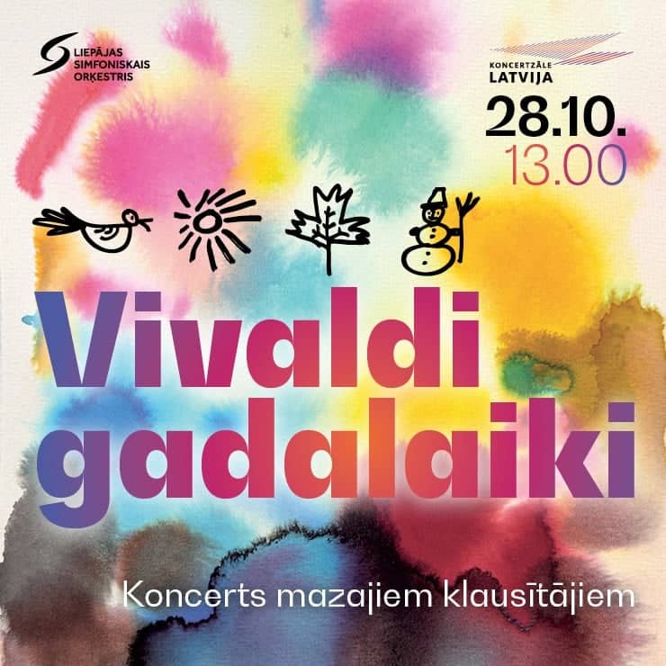 Kontsert väikestele kuulajatele. Vivaldi aastaajad. Liepāja Sümfooniaorkester