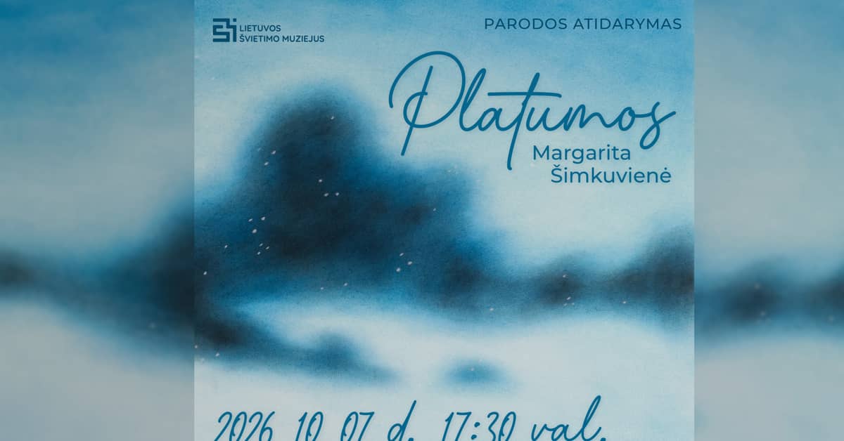 Margarita Šimkuvienė näituse „Laiuskraadid“ avamine