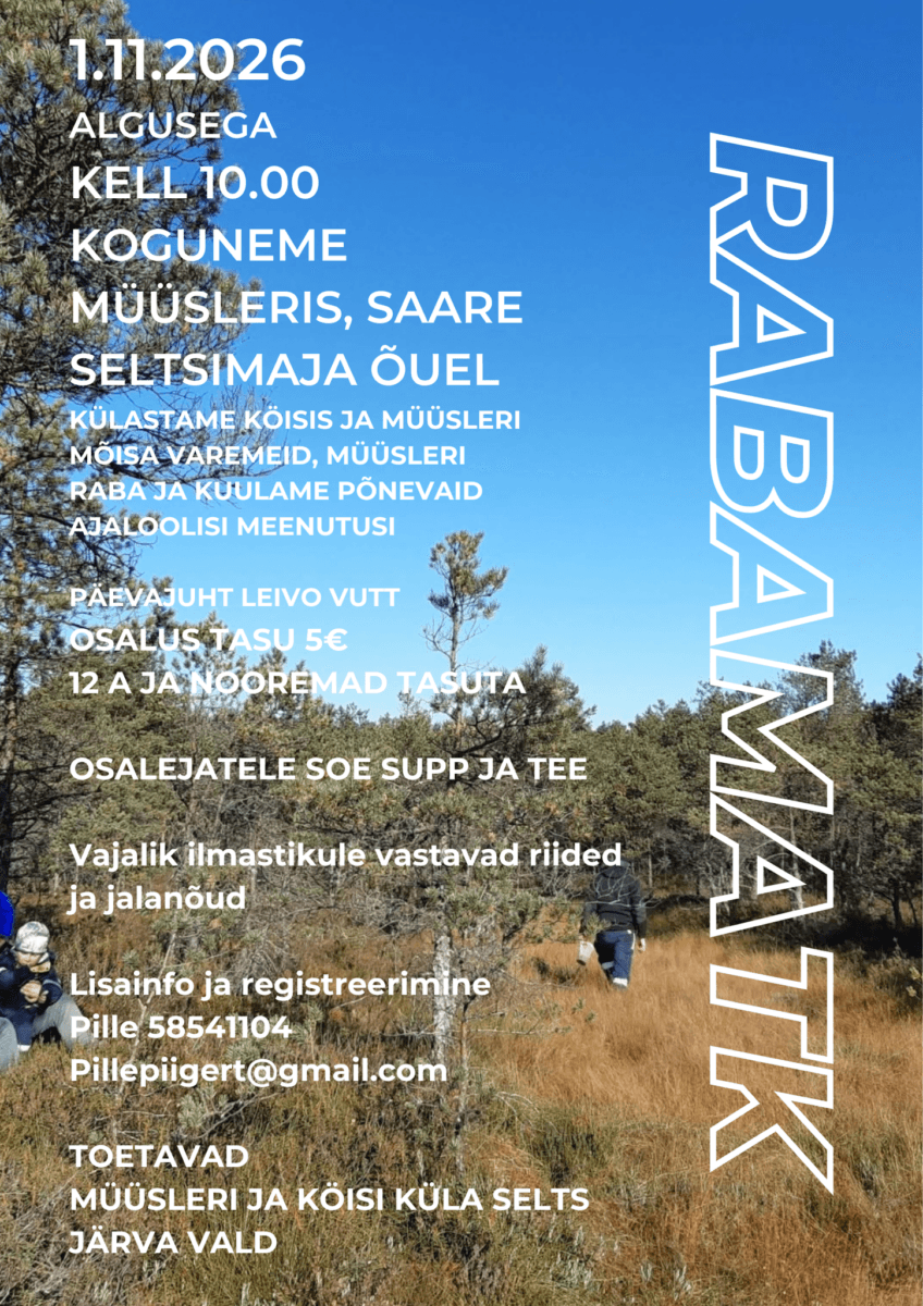 Rabamatk. Kogunemine Müüsleris, Saare seltsimaja õuel