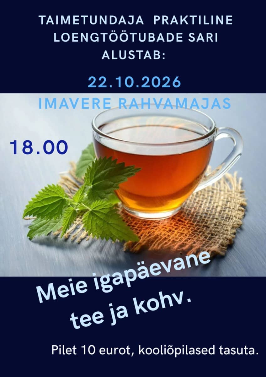 Alustab taimetundja praktiline loengutöötubade sari