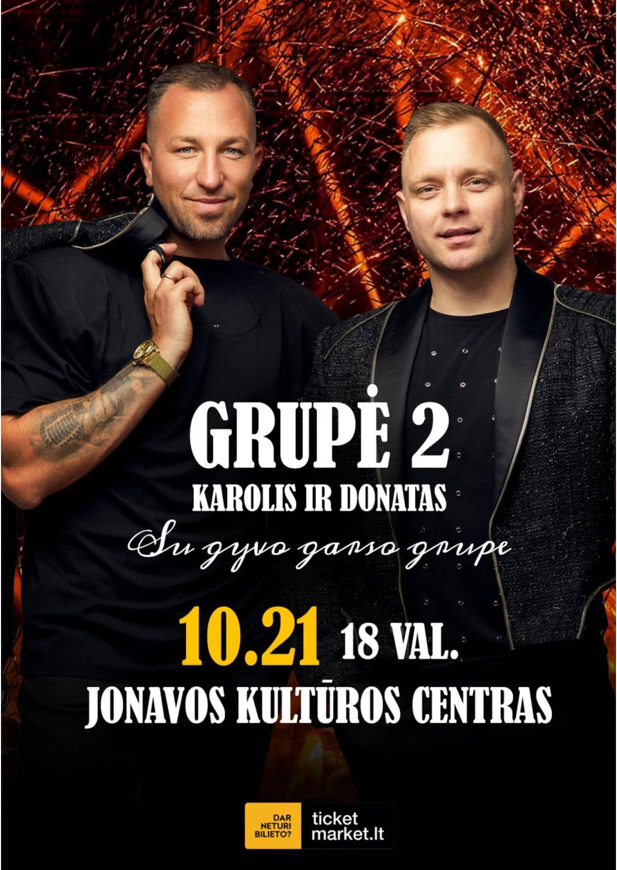 GRUPĖ 2 - Karolis ja Donatas koos live-bändiga