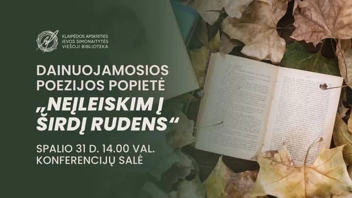 Laulva luule pärastlõuna „Ärgem laskem sügist südamesse“