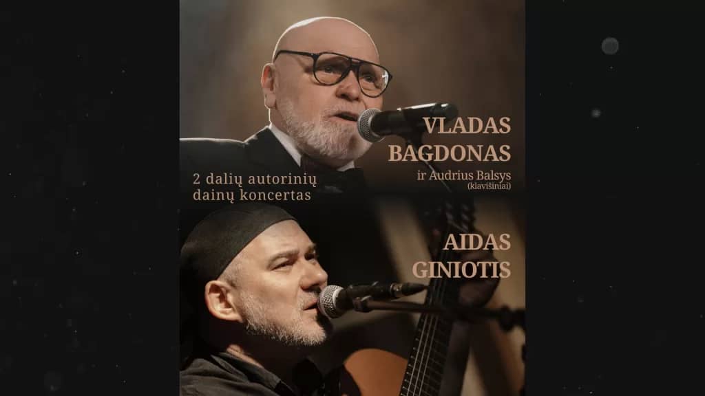 Aido Giniočio ja Vlado Bagdono autorilaulude kontsert