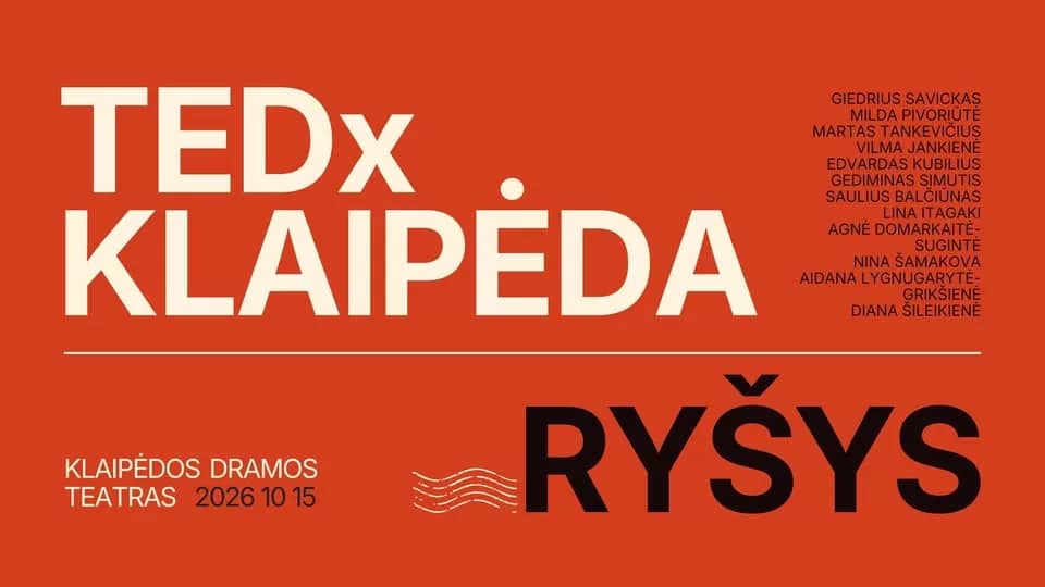 Üritus „TEDxKlaipėda 2026 | Teema: Side”
