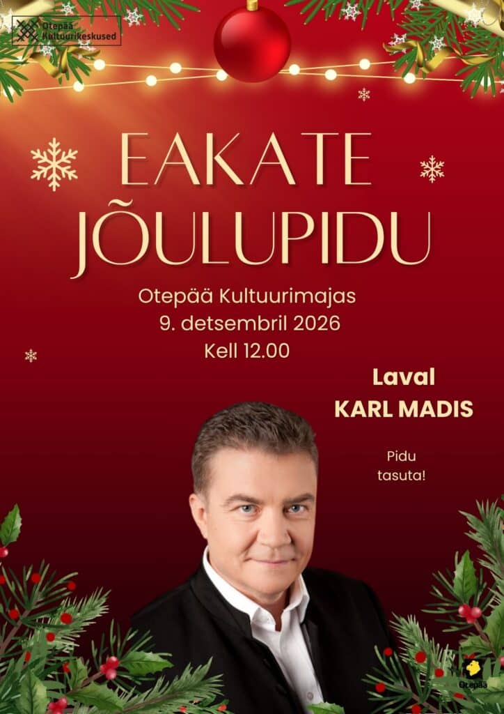 Eakate jõulupidu – laval KARL MADIS