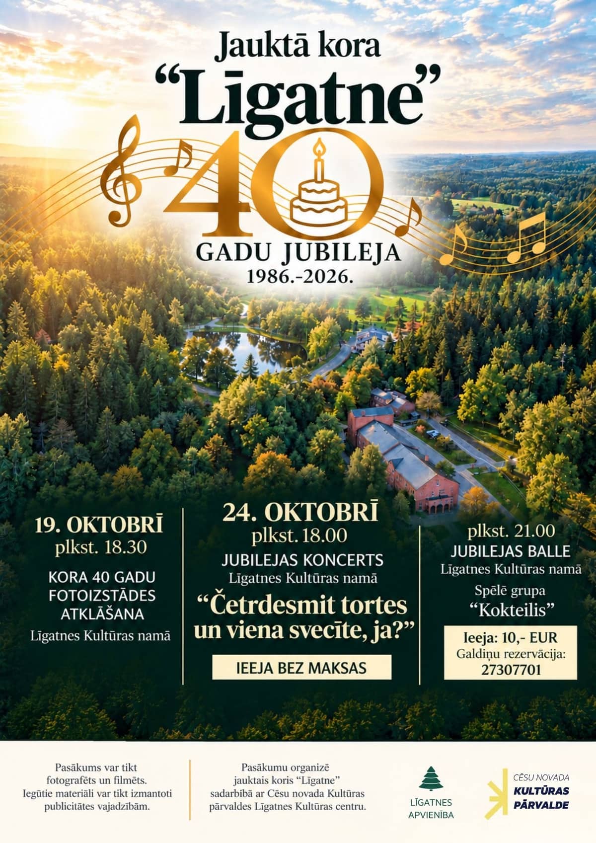 Segakoori "Līgatne" 40. juubelipidu