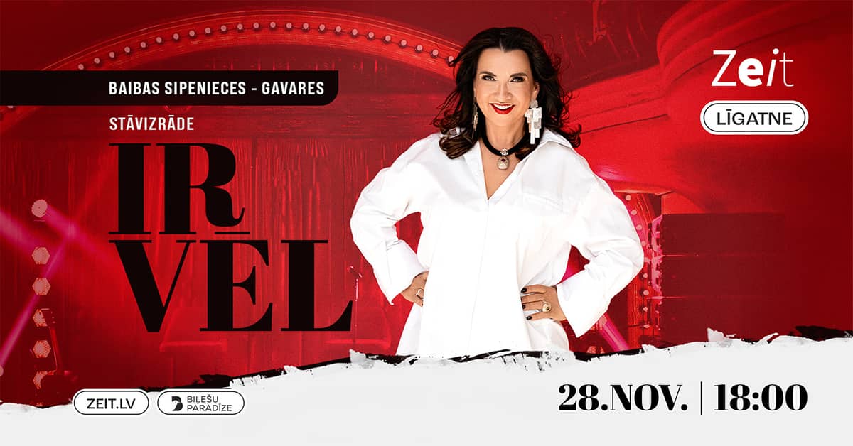 Baiba Sipeniece-Gavare stand-up-etendus "Ir vēl"