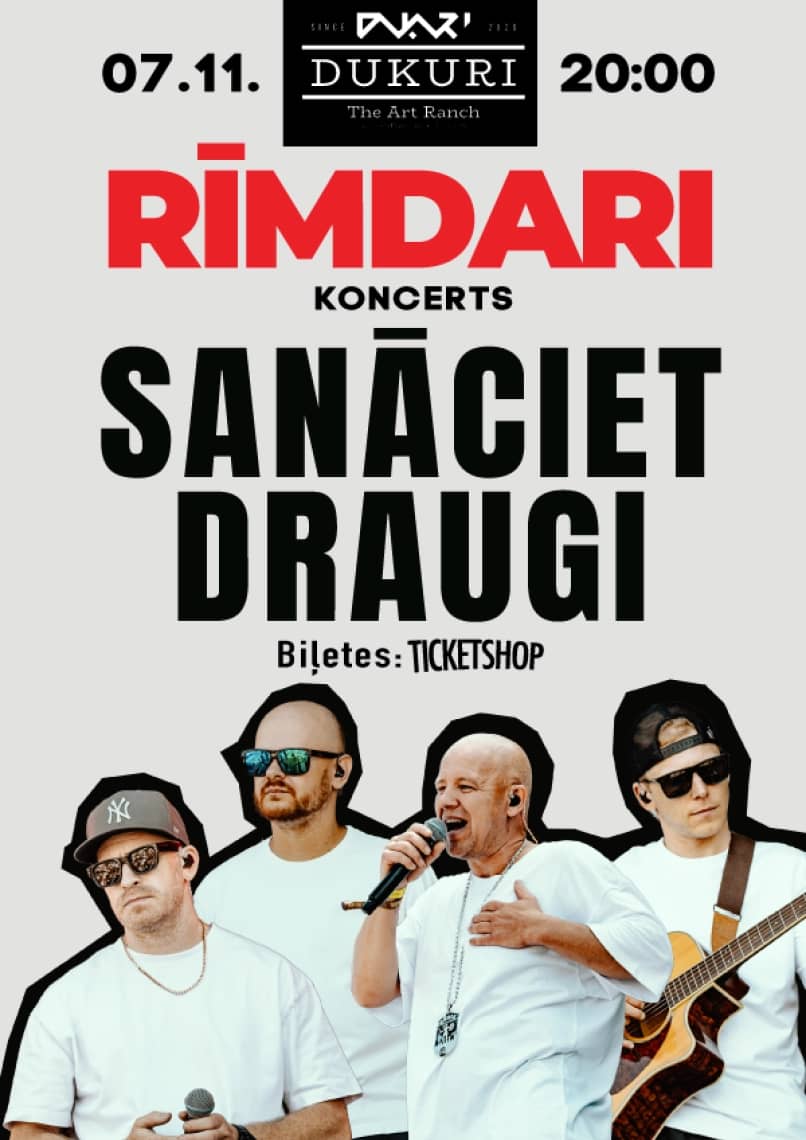 Ansambli RĪMDARI kontsert "Sanāciet draugi"