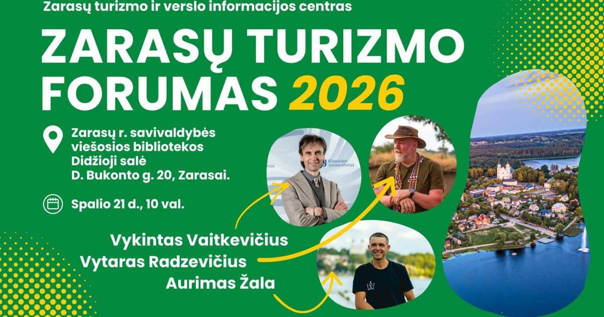 Zarasai turismifoorum 2026
