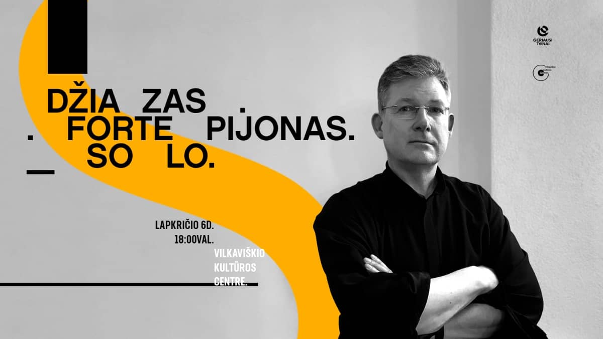 Džäss. Klaver. Soolo. Pianist EGIDIJUS BUOŽIS