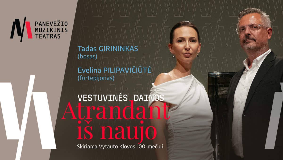 PMT | koncertas VYTAUTAS KLOVA. Vestuvinės dainos: atrandant iš naujo