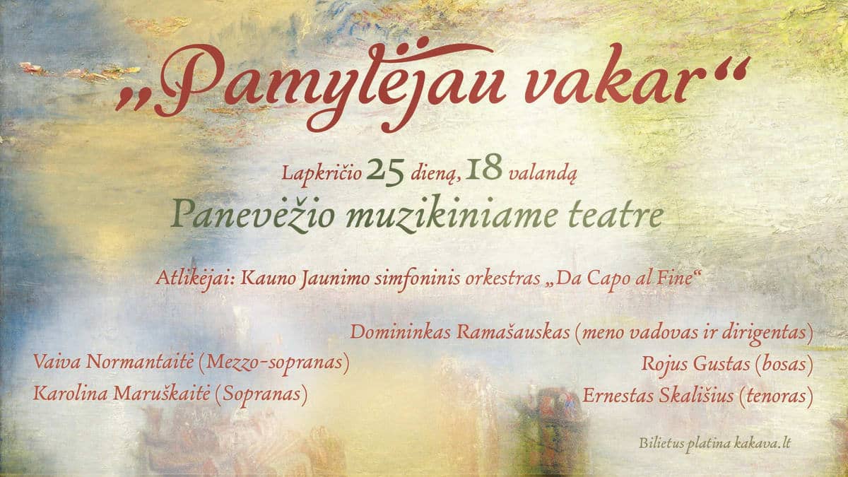„Pamylėjau vakar“ - Stasio Šimkaus 140-ųjų gimimo metų atidarymas.