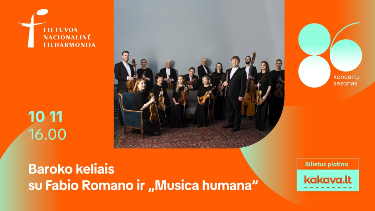 Baroko keliais su Fabio Romano ir „Musica humana“