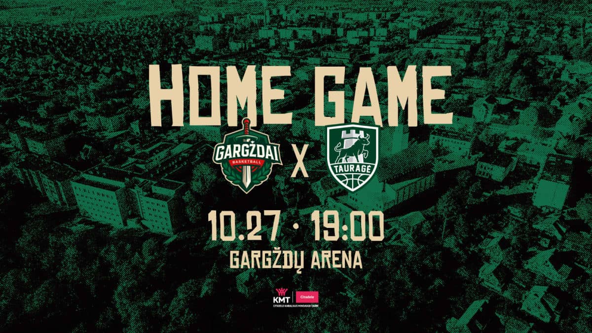 KMT: GARGŽDŲ „GARGŽDAI“ - TAURAGĖS „TAURAGĖ“