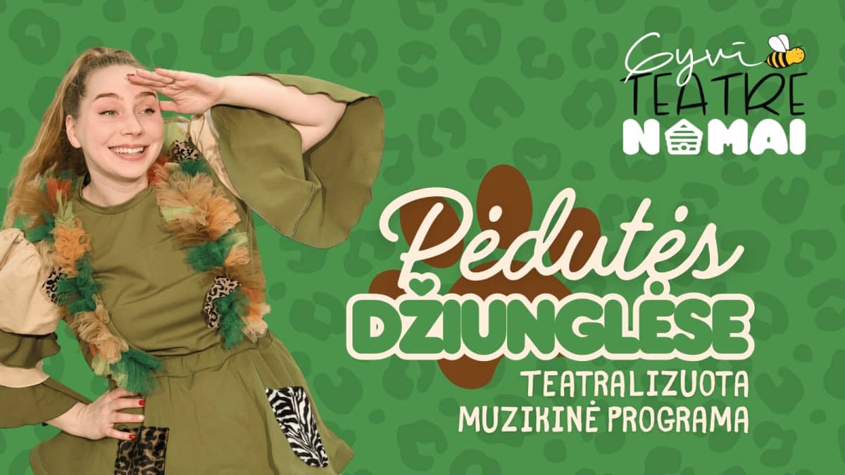 Teatraliseeritud muusikaprogramm väikestele „Pisijalad džunglis“