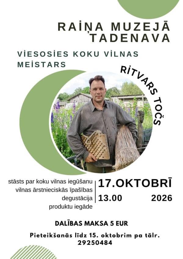Kohtumine puuvillakunstnikuga Tadenavas