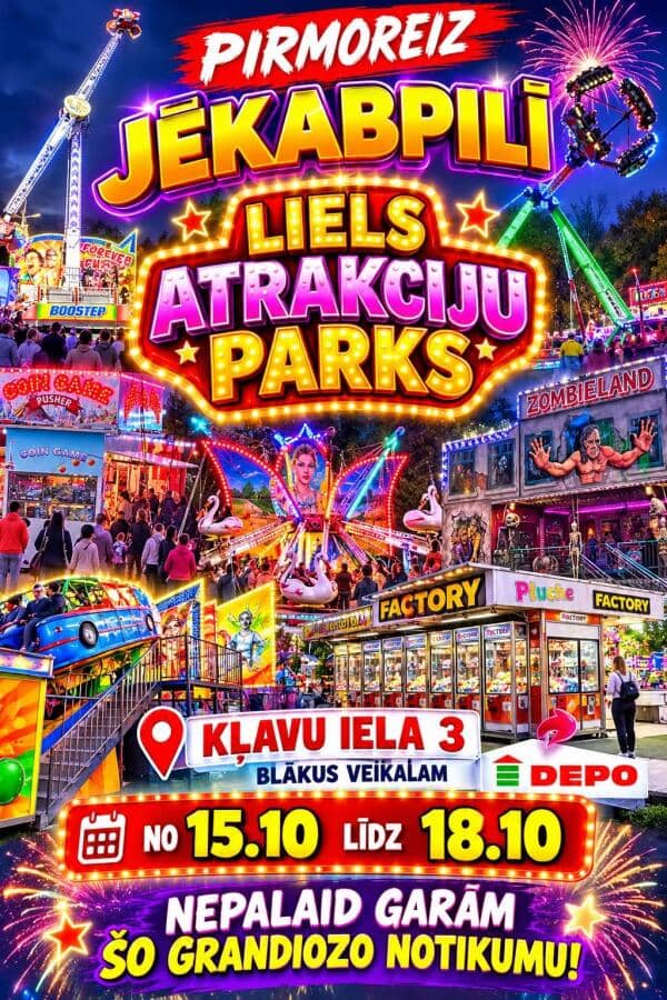Atraktsioonid Jēkabpilsis