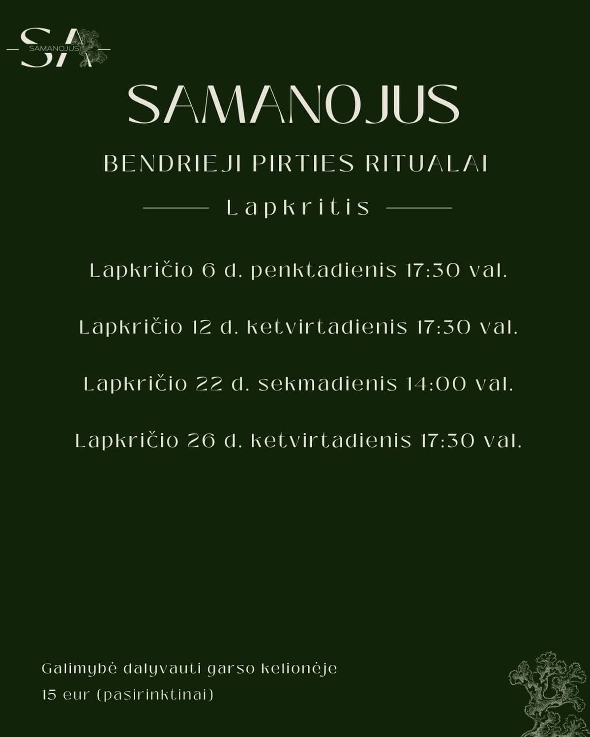 Külla kutsub saun SAMANOJUS
