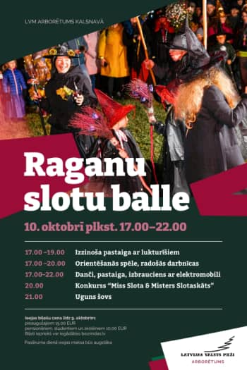"Nõidade luudade ball" LVM-i arboreetumis Kalsnavas