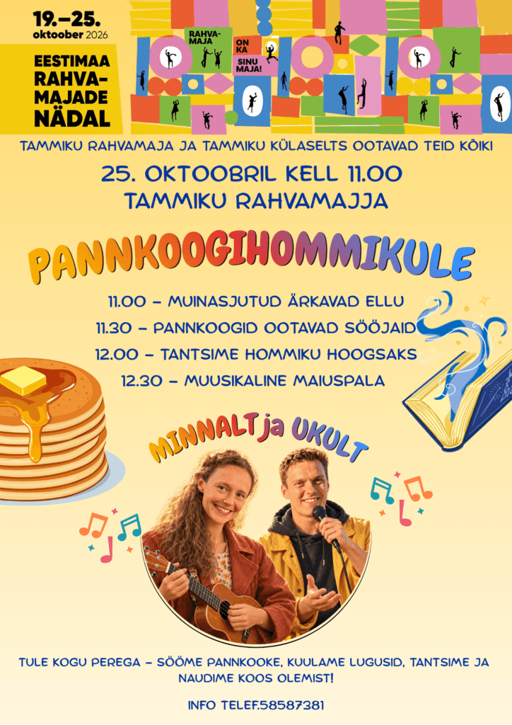 Pannkoogihommik Tammiku Rahvamajas