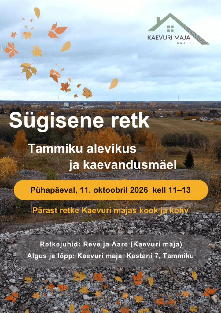 Sügisene retk Tammiku alevikus ja kaevandusmäel