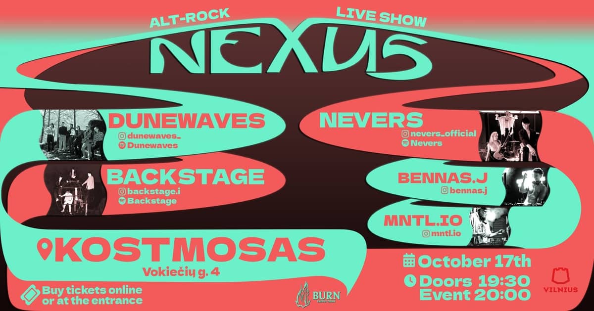NEXUS – alternatyvaus roko naktis Vilniuje