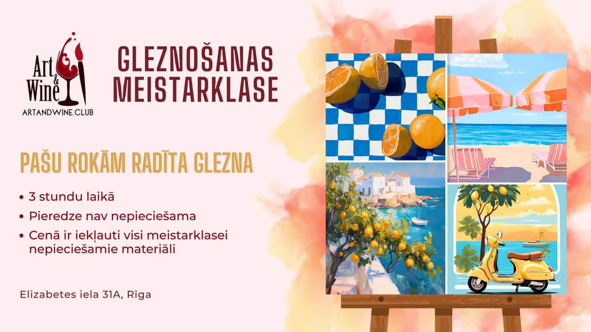 Art&Wine loominguline meistriklass: joonistame „Puhkus”