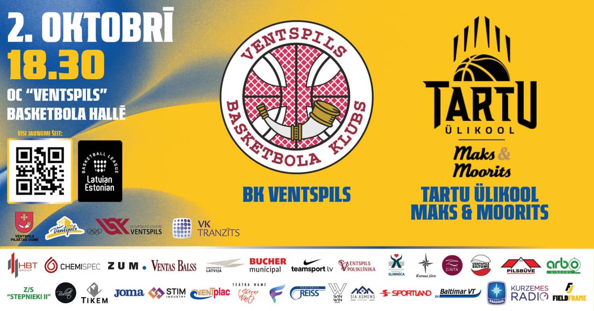 BK Ventspils - Tartu Ülikool Maks & Moorits